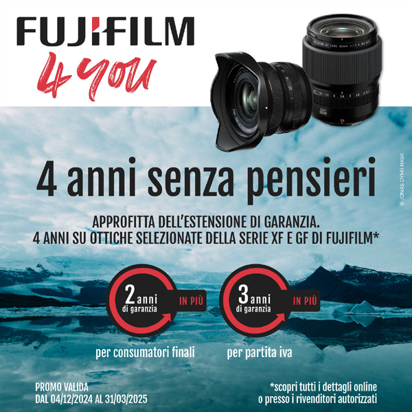 FUJI estensione garanzia 4 anni - promozione 