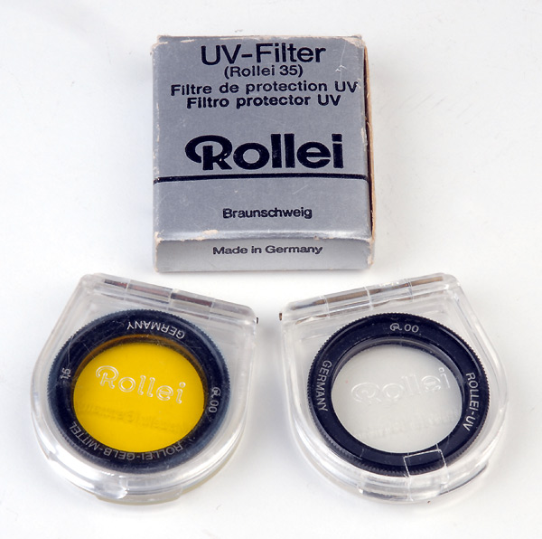 Filtri  UV/Giallo per ROLLEI 35 / Tessar  usato