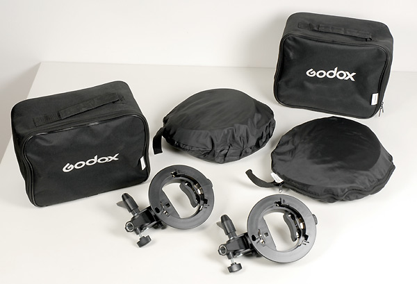 KIT GODOX  SOFT BOX+STATIVI   usato