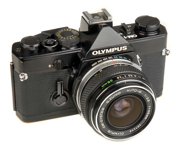 OLYMPUS OM1-MD + Zuiko 35mm f.2.8  (in vendita)