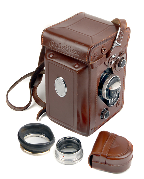 ROLLEIFLEX  F.3.5 Planar 75mm  f.3.5  (1958-1976) 