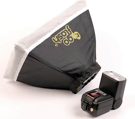 SOFT BOX  per flash Nikon/Canon/Dorr ecc. NOVOFLEX   nuovo