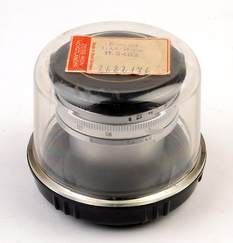 Zeiss BIOGON 21mm f.4.5 Contarex IIIA -1953